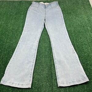 KNOX ROSE Jeans Women's Size 8 28x30" Light Wash Flare High Rise Stretch Denim
